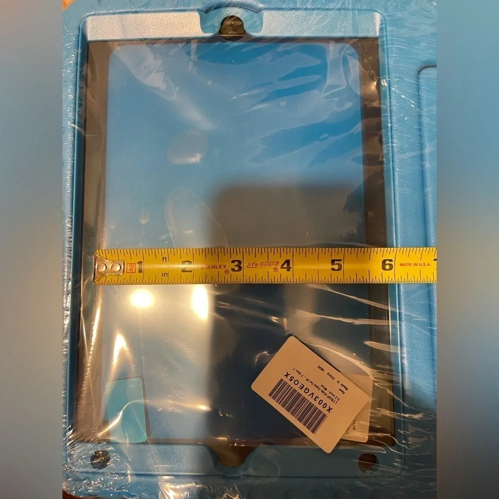 Blue iPad Shockproof Case with Screen Protector